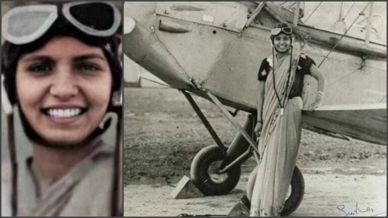 सरला ठकराल : मात्र आठ घंटे की ट्रेनिंग के बाद साड़ी पहनकर उड़ा दिया विमान, बन गई देश की पहली महिला पायलट